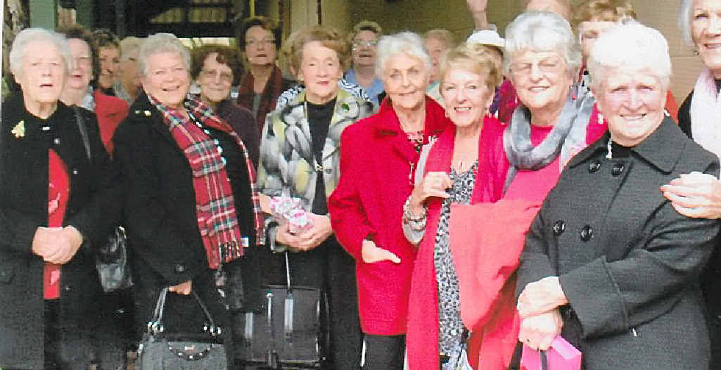 Burleigh Heads Ladies Probus members at the Cedar Creek Estate Vineyard. Burleigh Heads Ladies Probus members at the Cedar Creek Estate Vineyard.